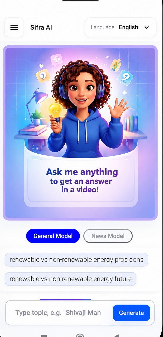 SIFRA AI mobile app interface